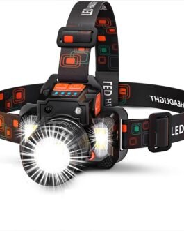 LED Headlamp Motion Sensor Head Light